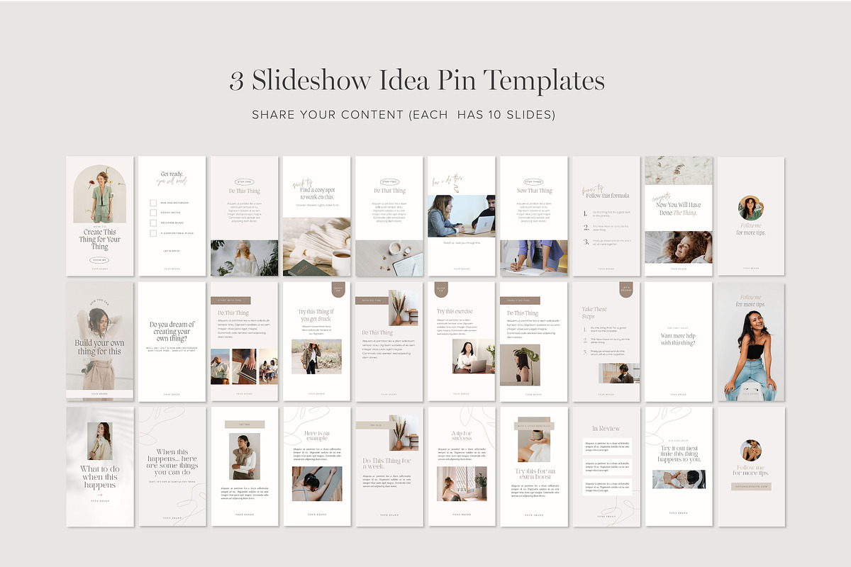 Pinterest Idea Pins Templates, a Social Media Template by Tabitha Emma (Photo 7 of 9)