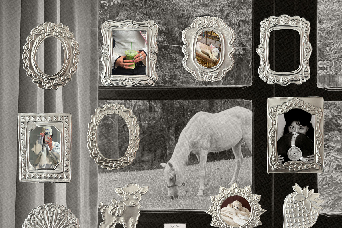 70+ Vintage Foil Frame & Elements, an Object Graphic by Feelsoul (Photo 5 of 11)