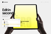 Hand-Held iPad Pro Mockup Pack, an iPad Mockup by Toasin Studio (Thumbnail 6 of 8)