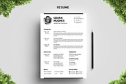 Blackline Resume Template, a Resume Template by Big Zone Studio (Thumbnail 3 of 4)