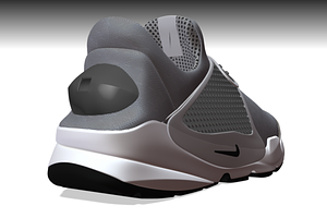 NIKE SOCK DART GREY Low-poly