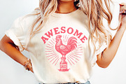 Awesome Sauce PNG, Retro Rooster, an Illustration by SharpMarketplace (Thumbnail 9 of 9)