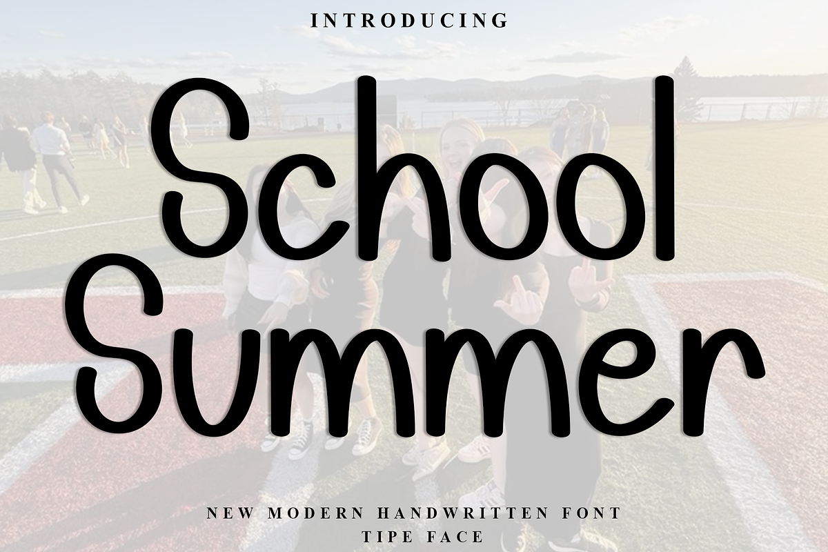 School Summer, a Script Font by InermediaSTUDIO (Photo 1 of 8)