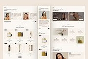 Skincare E-Commerce Website UI Figma, an UI Kit Template by peterdraw (Thumbnail 2 of 7)