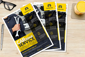 Car mechanic A4 Flyer