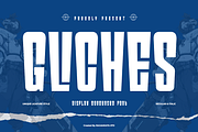 Gliches - Display Condensed Font, a Sans Serif Font by RagamKata (Thumbnail 1 of 10)