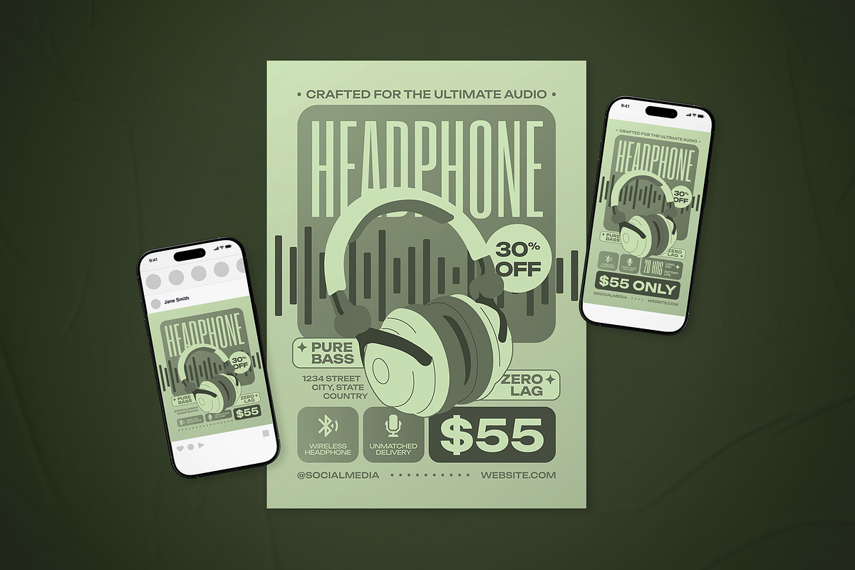 Electronic Sale Promotion Flyer Set, a Flyer Template by The Good Store (Photo 1 of 2)