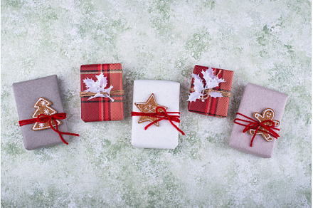 Christmas or New Year gift box, a Holiday Photo by Yulia Furman