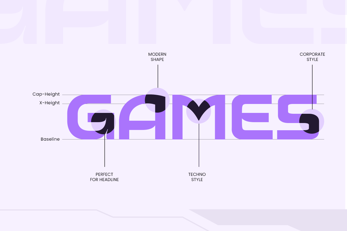 Games - Modern Technology Font, a Sans Serif Font by TokoPress (Photo 9 of 12)