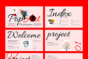Pop Arts Presentation Layout, a Presentation Template by MightyDesign (Thumbnail 3 of 7)