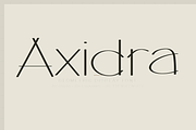 Axidra — Geometric Display Font, a Handwritten Font by Lettra Studio (Thumbnail 1 of 15)