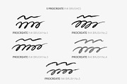 Ink Brushes and Stamps for Procreate, a Brush Add-On by Greek fonts by nantia.co (Thumbnail 3 of 9)
