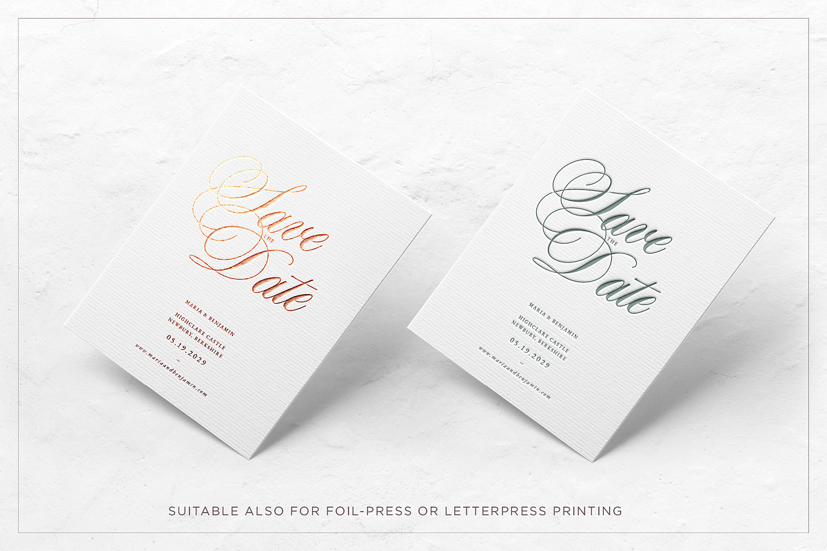 Old England Wedding Suite Collection, an Invitation Template by volume 1 visual design (Photo 20 of 33)