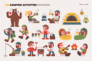 50 Camping Activities, an Illustration by monkik (Thumbnail 18 of 21)
