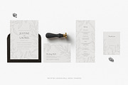 Elegant Floral Sketch Wedding Set, an Invitation Template by Azka Creative (Thumbnail 2 of 6)
