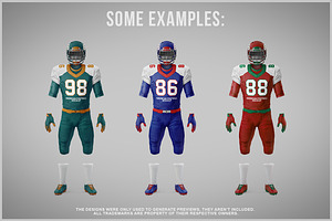 American Football Mockup