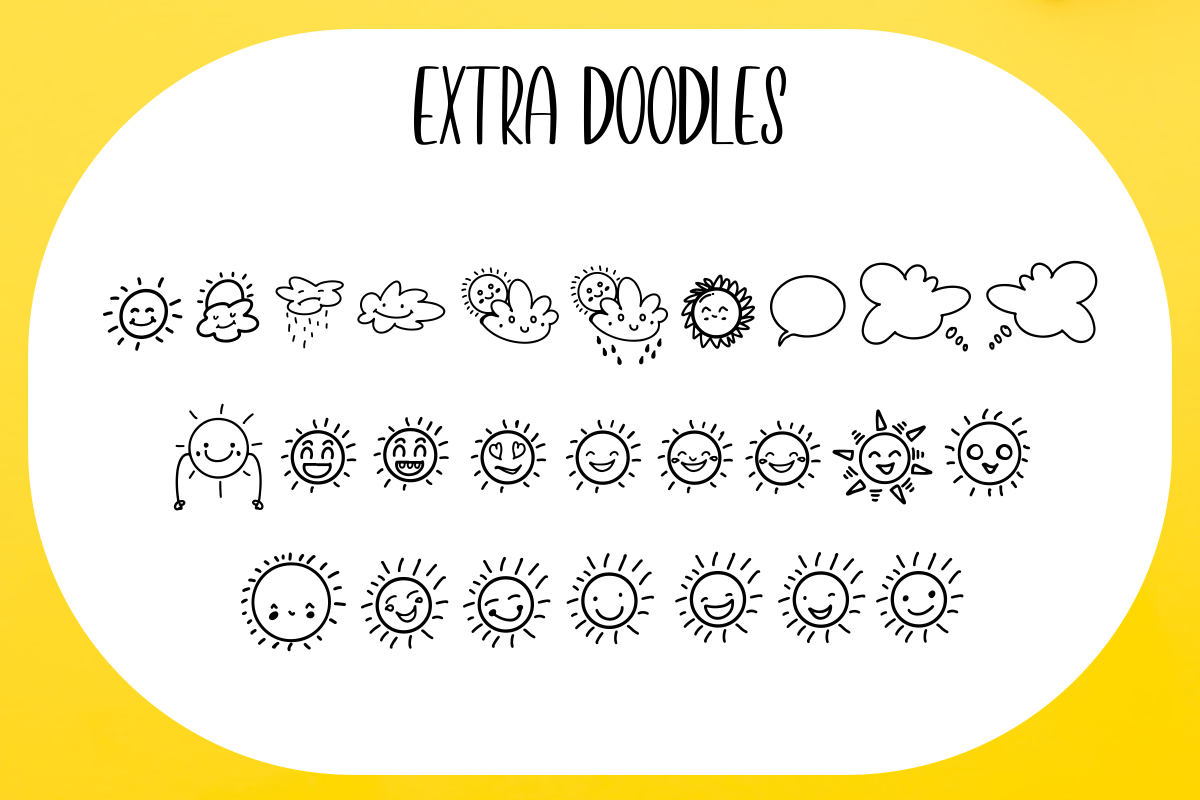 Here comes the sun - Display Font, a Font by Fikryal Studio (Photo 9 of 12)