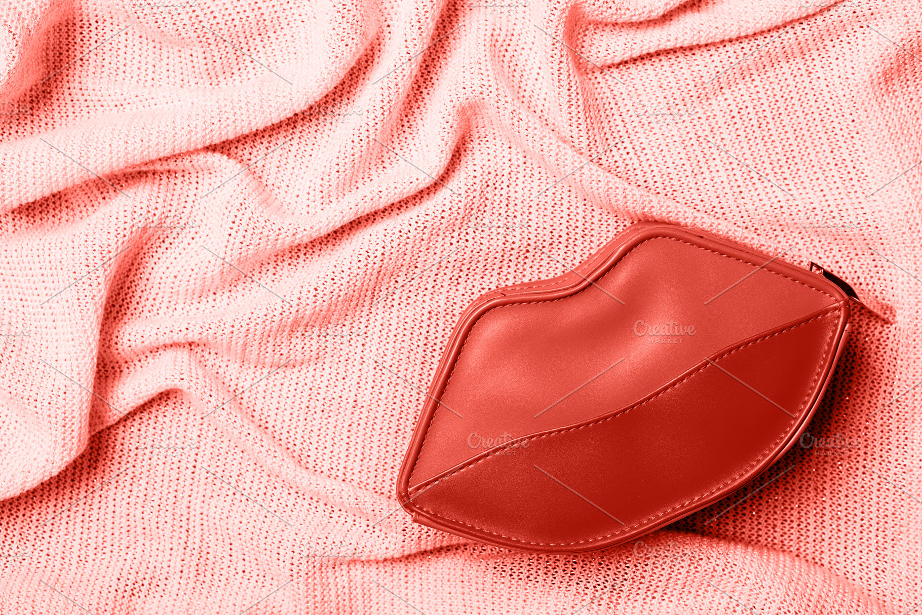 Retro wave. Lip-shaped cosmetics in, a Holiday Photo by IleishAnna