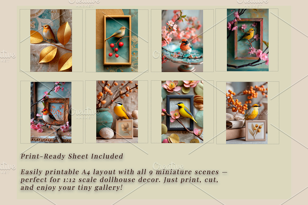 Whispers of Spring — Mini Art Set, a Decorative Illustration by Vika_Softlife (Photo 2 of 12)