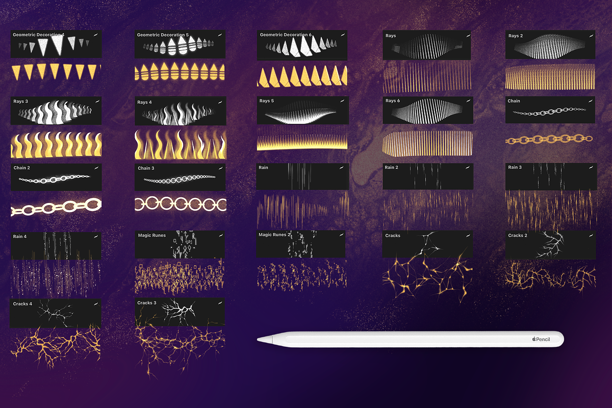 PROCREATE MAGIC SHINE & GLITTER, a Brush Add-On by AlexandraArt (Photo 12 of 14)