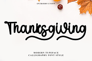 Thanksgiving, a Handwritten Font by InermediaSTUDIO (Thumbnail 1 of 7)