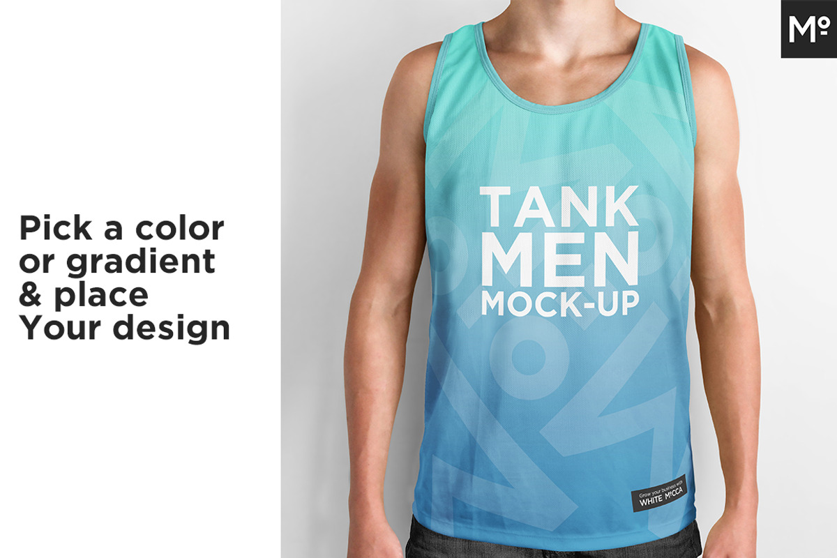 Tank Jersey Mock-up, a Product Mockup by Mocca Mockups Store (Photo 3 of 5)