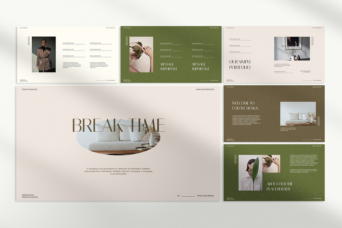Colove Presentation Template preview 4