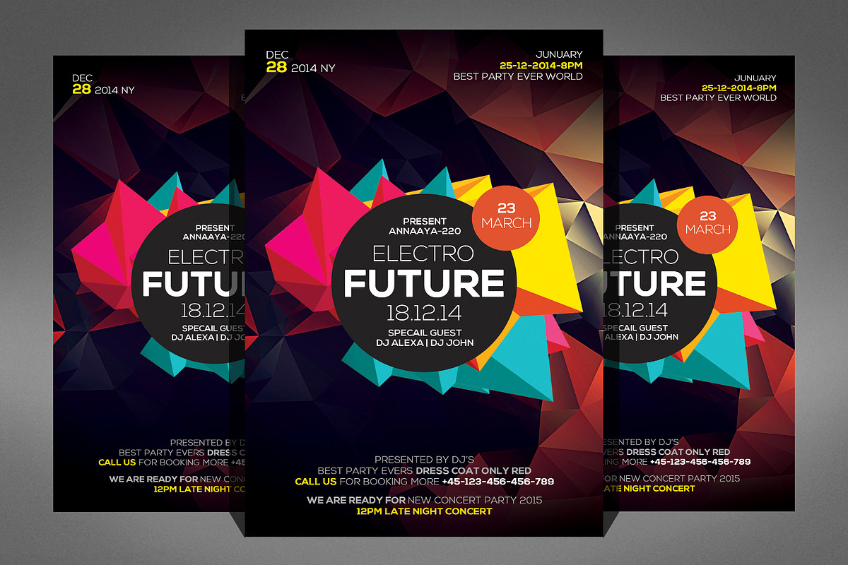 100 Party Flyer Bundle, a Flyer Template by Graphic Templates (Photo 91 of 101)