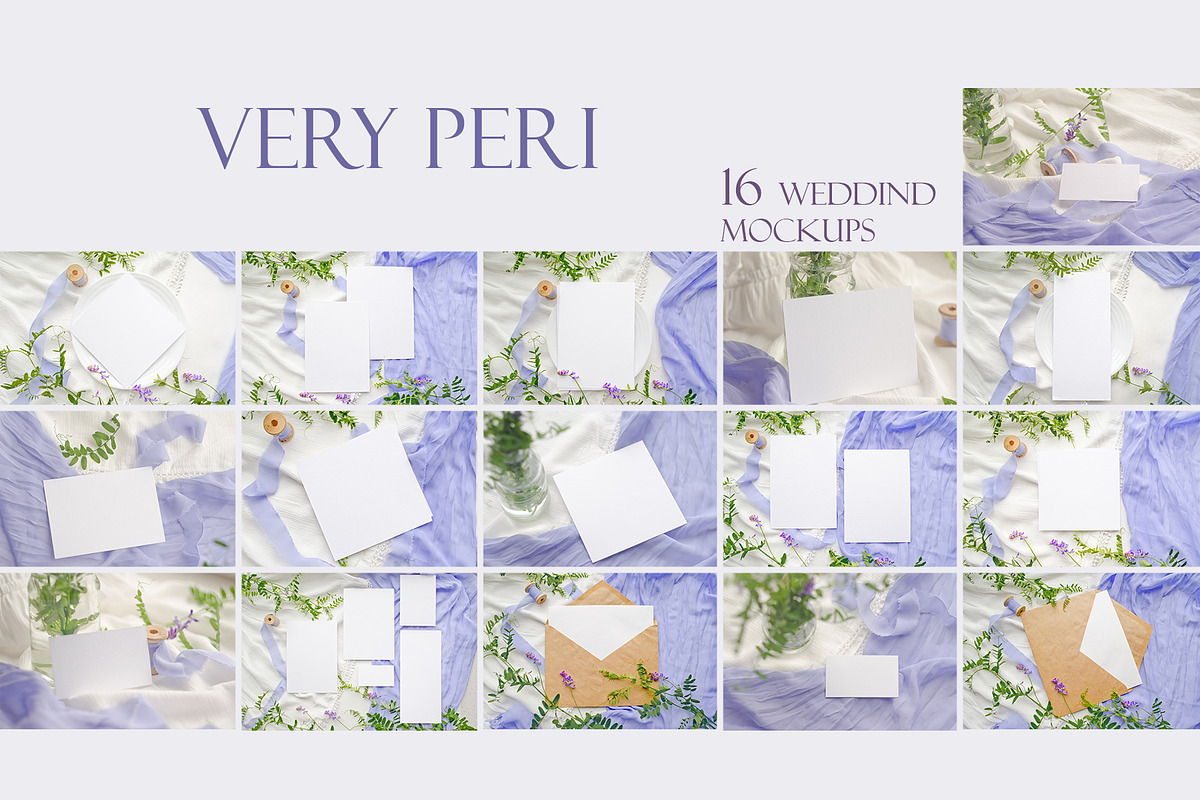 Very Peri - Wedding Mockup Photo Set, a Mockup by NataliArkushArt (Photo 7 of 14)