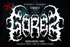 GOREZ DEATH METAL FONT