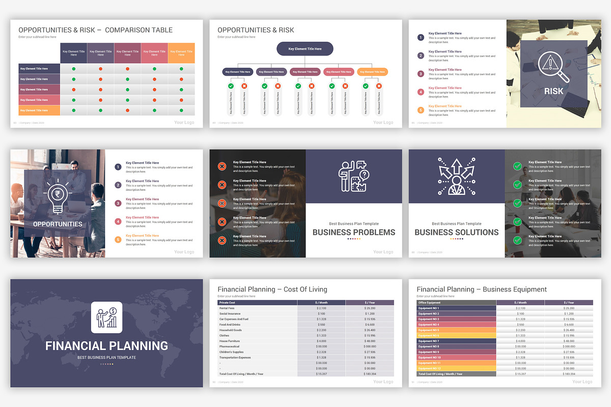 Business Plan PowerPoint Template, a Presentation Template by SlideOne (Photo 14 of 26)