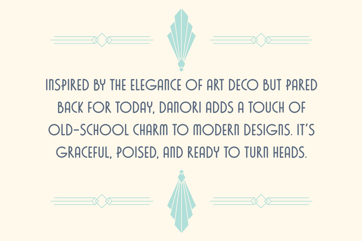 Danori Sans Serif Font, a Sans Serif Font by Cosy Fox (Photo 6 of 7)