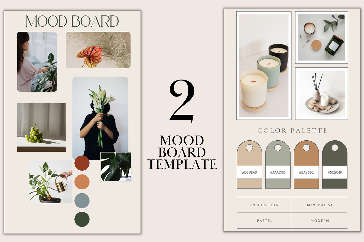Elegant Brand & Mood Board Templates, a Social Media Template by Daily Creative (Photo 6 of 7)