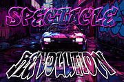 Urbanite A Display Font Y2K Graffiti, a Symbol Font by dansdesign (Thumbnail 8 of 11)