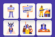 Feminist Icons Illustration, a Person Illustration by Creative Stall (Thumbnail 9 of 10)
