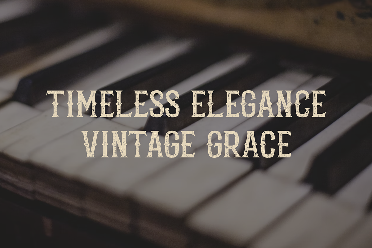 mixottally - serif vintage display f, a Font by zamjumps (Photo 6 of 10)