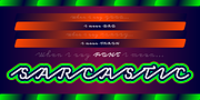 Sarcastic, a Script Font by Barnbrook Fonts (Thumbnail 1 of 4)