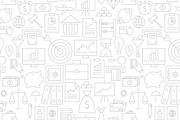Business Finance Bank Line Patterns, a Pattern Graphic by Anna_leni (Thumbnail 4 of 7)