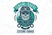 6 Vintage Hot Rod Badges, a Branding & Logo Template by PaperBat (Thumbnail 3 of 5)