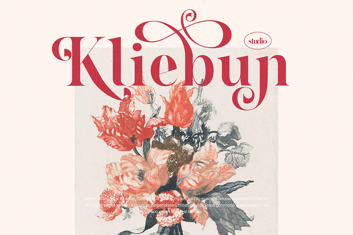 Hubein Kamaru Elegant Ligature Font, a Serif Font by Graphicxell (Photo 9 of 22)