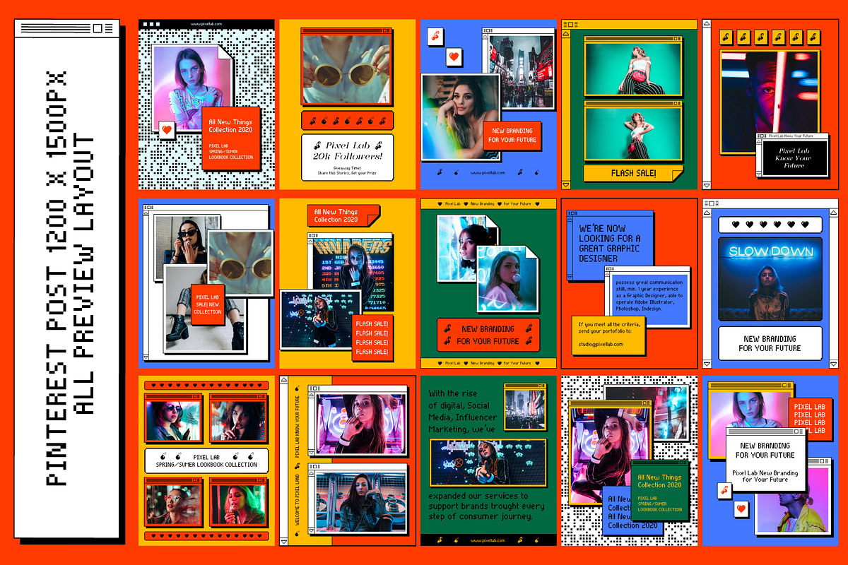 PIXEL-Social Media Brand Templates, a Social Media Template by Invasi Studio (Photo 7 of 12)