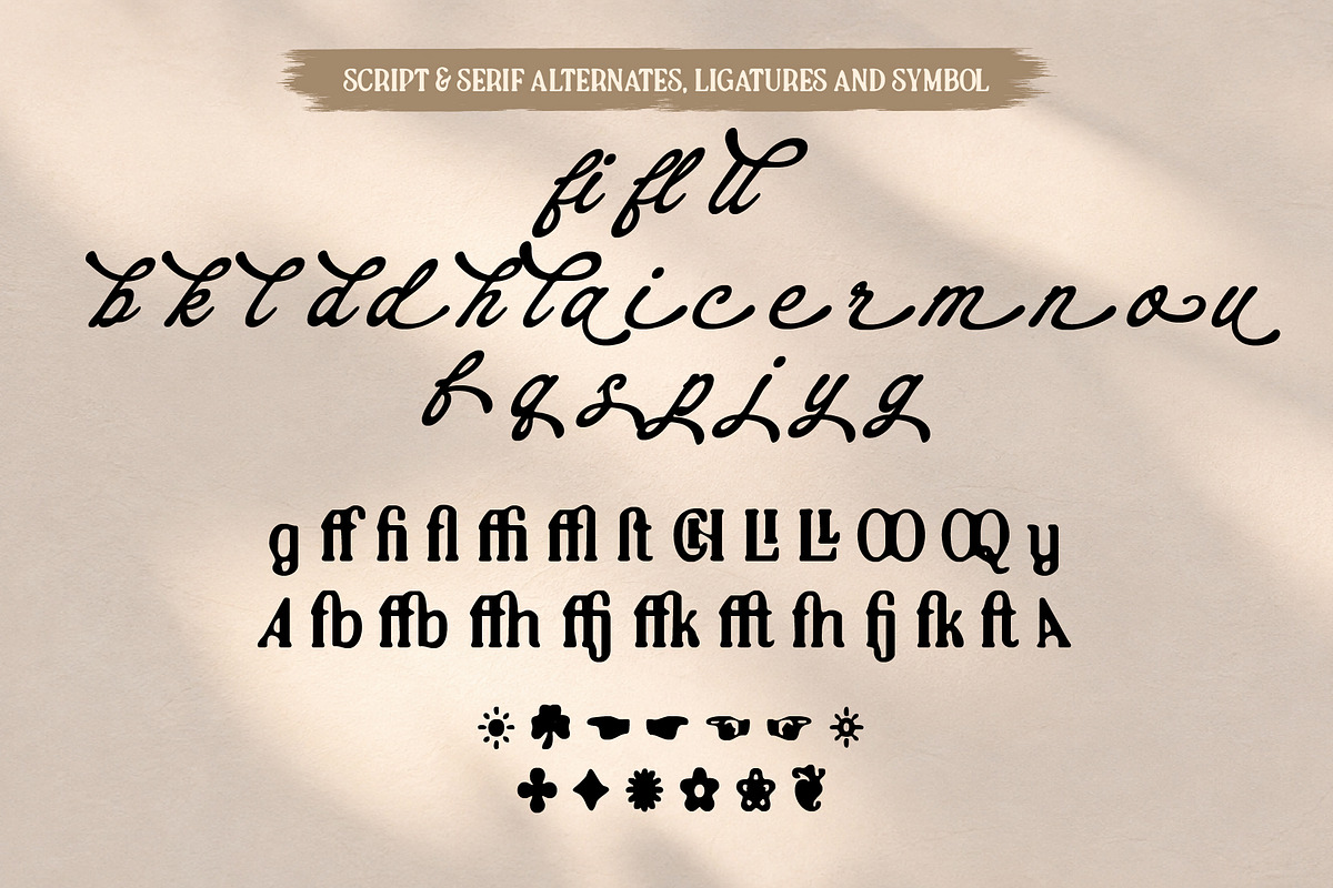 Qittchen - Handcrafted Vintage Font, a Handwritten Font by Nollev (Photo 8 of 9)