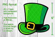 St.Patrick Clipart Set Color Version, an Illustration by V Design Creator (Thumbnail 2 of 8)