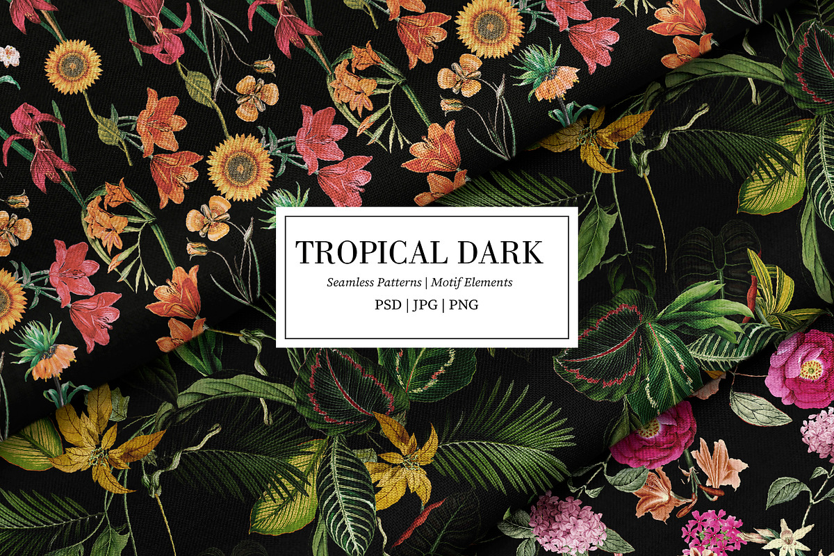 Tropical Dark, a Pattern Graphic by Luiz da Rolt Grathwohl (Photo 3 of 10)