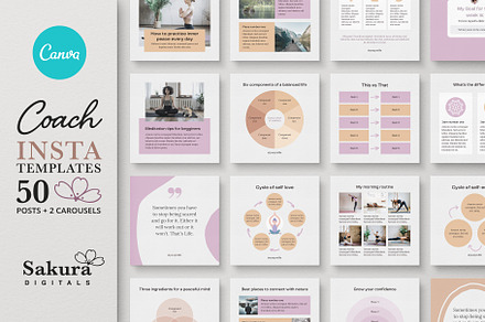 Life Coach Instagram Templates Pack