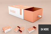 Gift Box Mockup, a Print Template by ZAAS (Thumbnail 1 of 9)