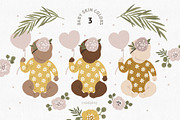 Newborn baby Illustrations & Pattern, an Animal Illustration by tatiletters (Thumbnail 3 of 14)