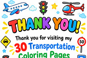 Transportation Coloring Book for Kid, an Education Illustration by Mohammad Sarfaraz (Thumbnail 13 of 17)