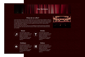 Legend - Theater Website Template