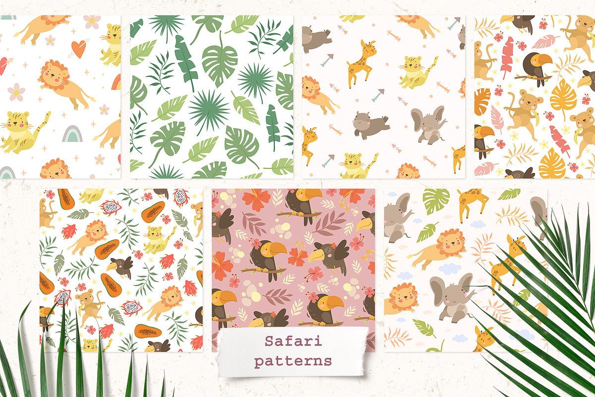 Kids patterns. Bundle patterns., a Pattern Graphic by Lesya Skripak (Photo 11 of 15)